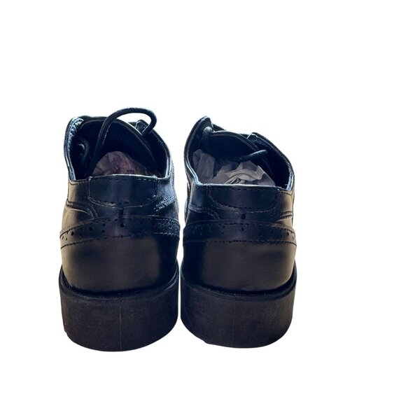 Josmo Little Kid Lace-Up Dress Oxfords Boys Size 1 in Black New Without Box! - Picture 4 of 8